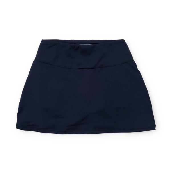 Margot Girls' Tiered Performance Skirt - Navy – Lila + Hayes Wholesale